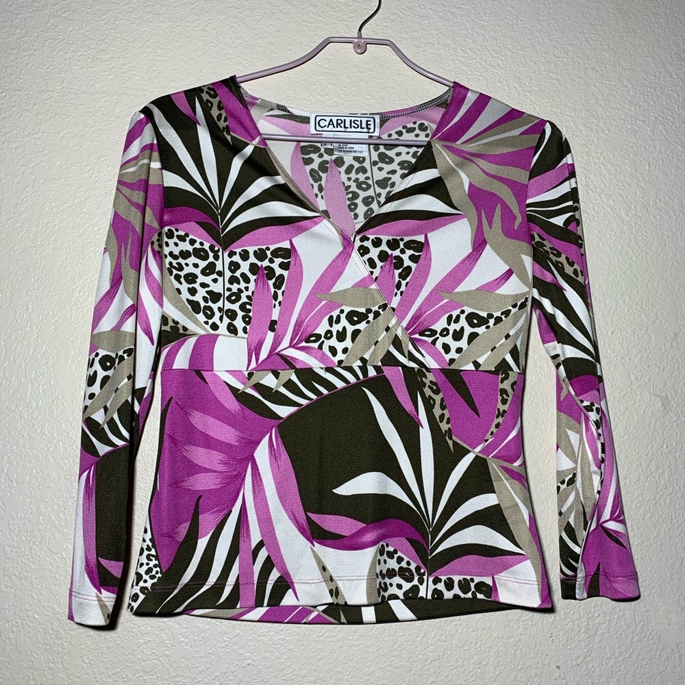 Vintage Carlisle silk top